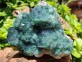 Natural Cubic Green Fluorite Cluster Specimen x 4 From Mandrosonoro, Madagascar