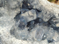 Natural Blue Celestite Geode Specimen x 1 From Sakoany, Madagascar