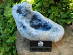 Natural Blue Celestite Geode Specimen x 1 From Sakoany, Madagascar
