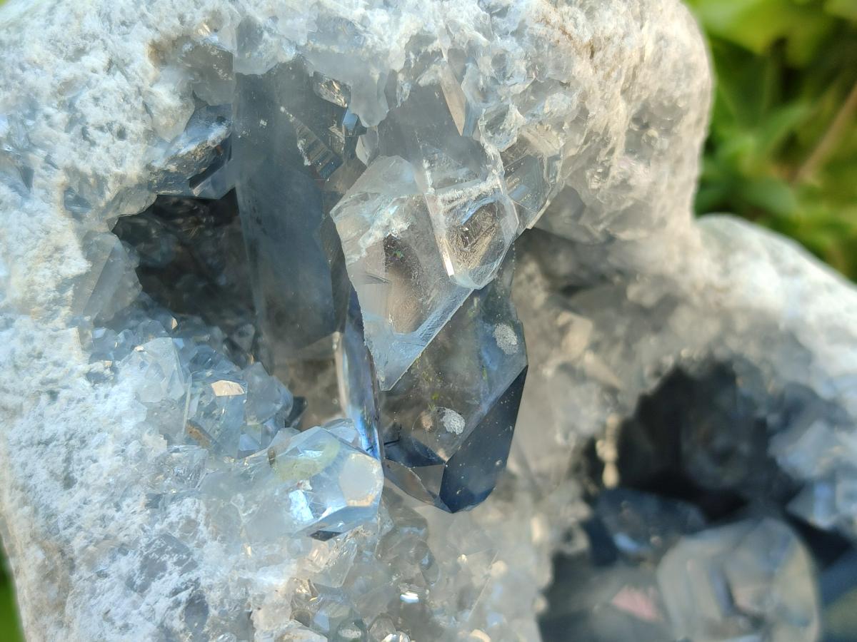 Natural Blue Celestite Geode Specimen x 1 From Sakoany, Madagascar