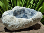 Natural Blue Celestite Geode Specimen x 1 From Sakoany, Madagascar
