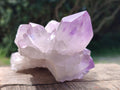 Natural Jacaranda Amethyst Crystal Clusters x 3 From Mumbwa, Zambia