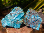 Natural Cobbed Shattuckite Specimens x 12 From Kaokoveld, Namibia