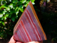 Polished Banded Tiger Iron Points x 2 From South Africa