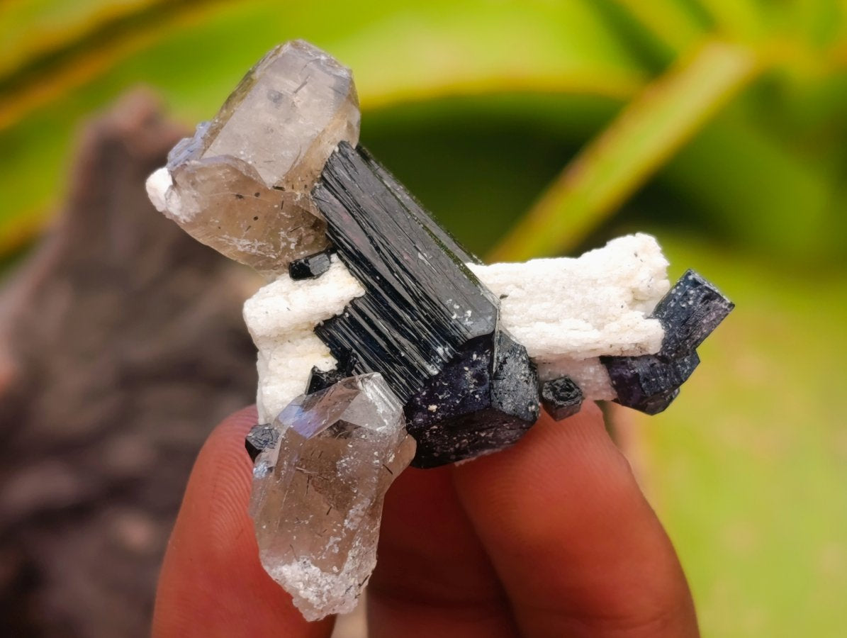 Natural Schorl Black Tourmaline Specimens x 35 From Erongo, Namibia