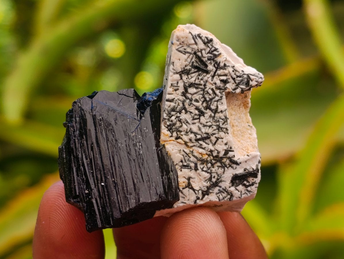 Natural Schorl Black Tourmaline Specimens x 35 From Erongo, Namibia