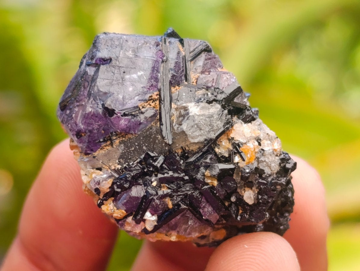 Natural Schorl Black Tourmaline Specimens x 35 From Erongo, Namibia