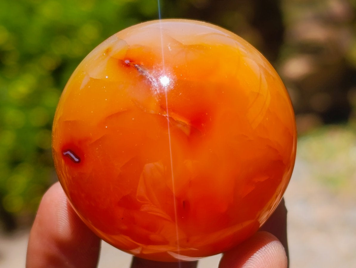 Polished Carnelian Agate Gemstone Spheres x 12 From Madagascar