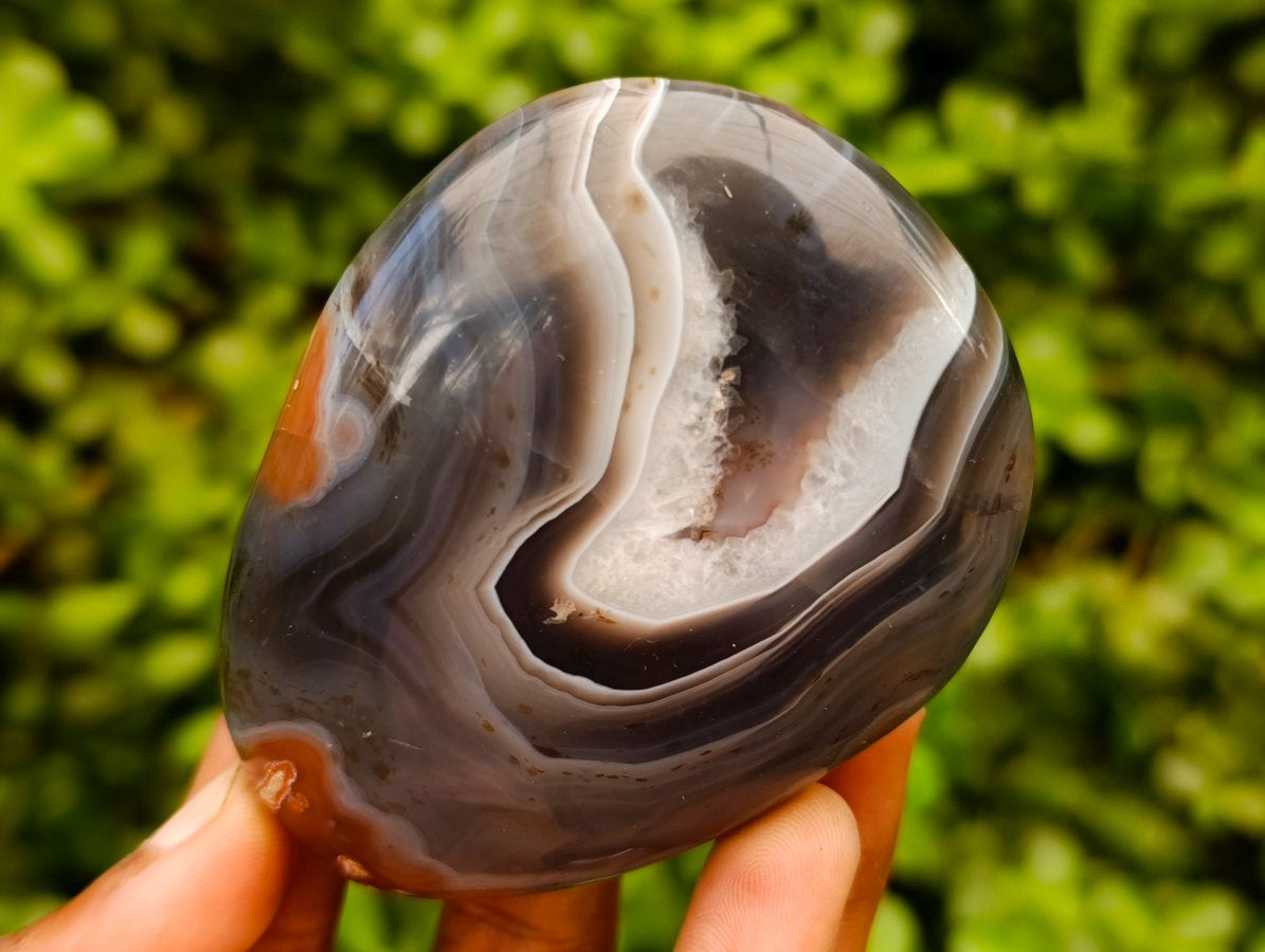 Polished Red Shashe River Agate Nodules x 6 From Shashe River, Zimbabwe