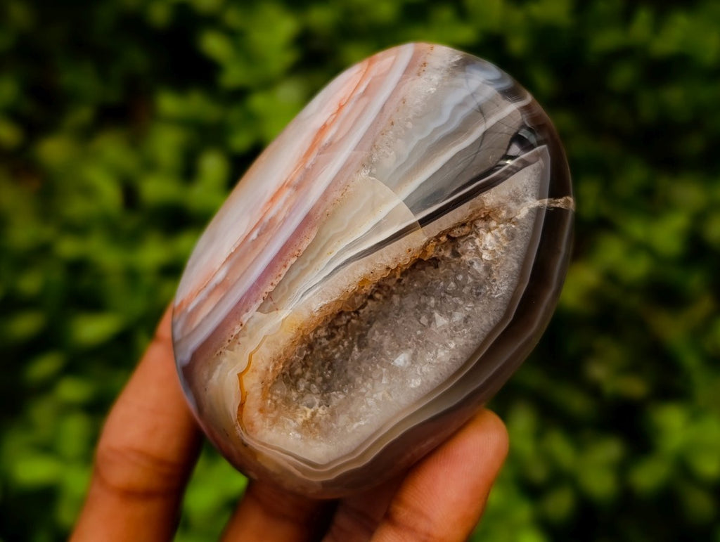 Polished Red Shashe River Agate Nodules x 6 From Shashe River, Zimbabwe
