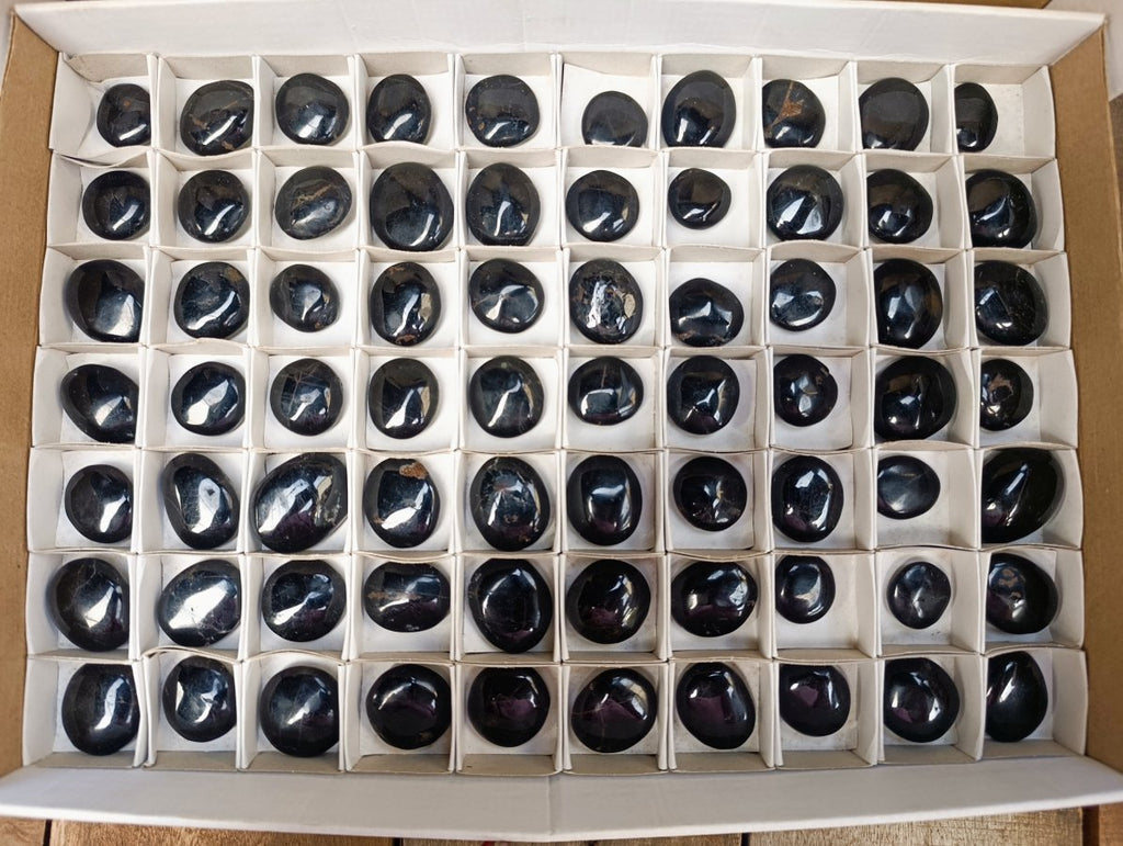 Polished Mini Black Tourmaline Free Forms x 70 From Madagascar