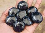 Polished Mini Black Tourmaline Free Forms x 70 From Madagascar