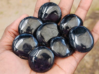 Polished Mini Black Tourmaline Free Forms x 70 From Madagascar