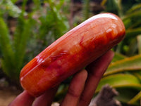 Polished Carnelian Agate Gemstone Bowls x 3 From Madagascar