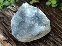 Natural Blue Celestite Geode Specimens x 4 From Sakoany, Madagascar