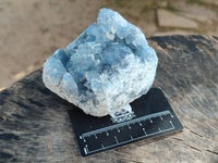 Natural Blue Celestite Geode Specimens x 4 From Sakoany, Madagascar