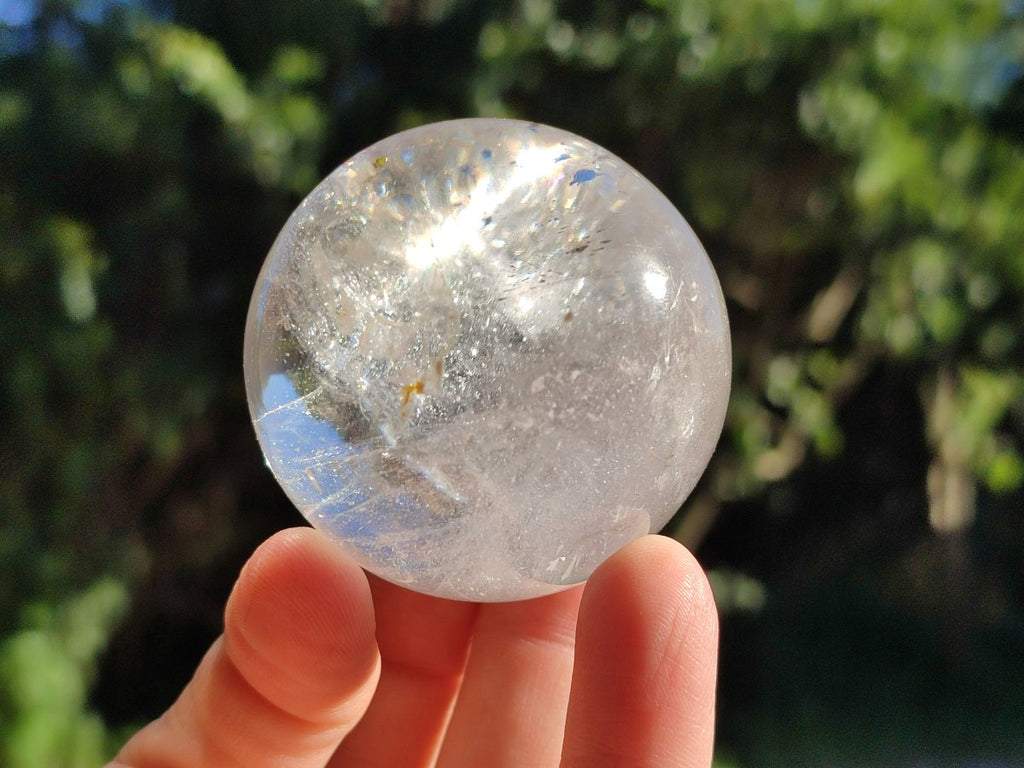 Polished Clear Quartz Crystal Balls x 6 From Madagascar