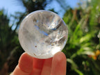 Polished Clear Quartz Crystal Balls x 6 From Madagascar