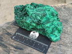 Natural Silky Malachite Specimens x 3 From Kasompe, Congo