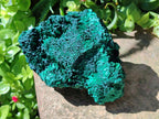 Natural Silky Malachite Specimens x 3 From Kasompe, Congo