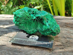 Natural Silky Malachite Specimens x 3 From Kasompe, Congo