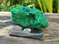 Natural Silky Malachite Specimens x 3 From Kasompe, Congo