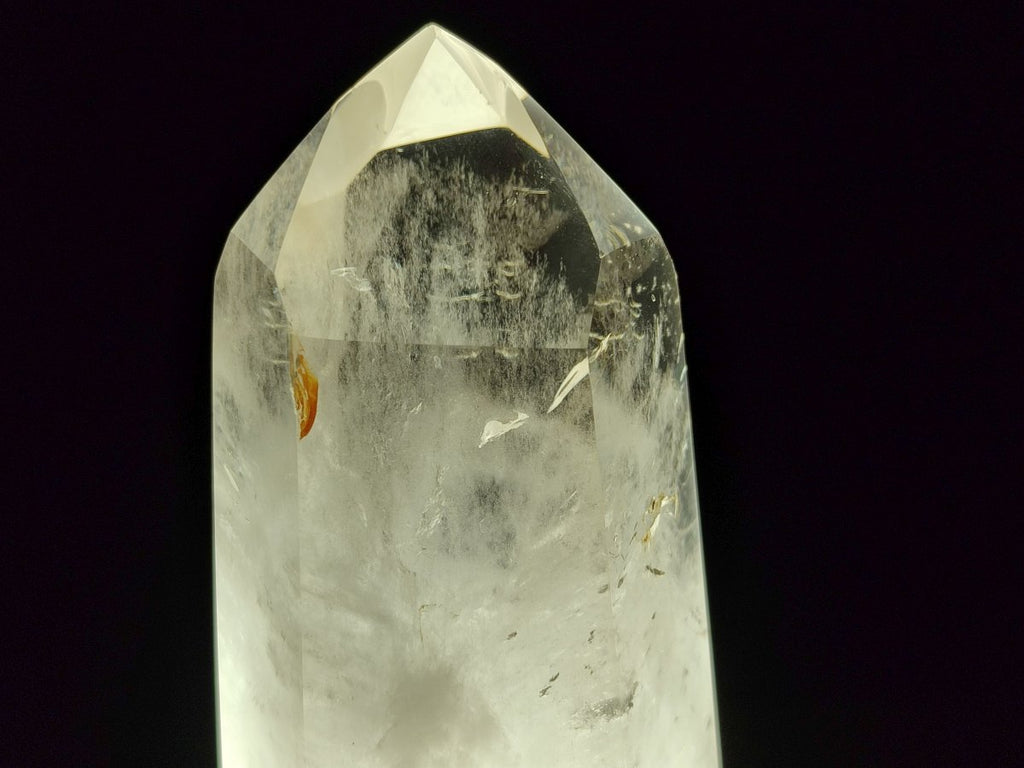 Polished Smokey Window Quartz Crystals x 2 From Madagascar