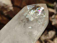 Polished Smokey Window Quartz Crystals x 2 From Madagascar