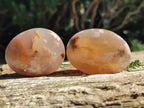 Polished Flower Agate Palm Stones x 20 From Antsahalova, Madagascar