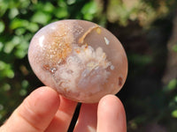 Polished Flower Agate Palm Stones x 20 From Antsahalova, Madagascar
