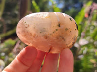 Polished Flower Agate Palm Stones x 20 From Antsahalova, Madagascar