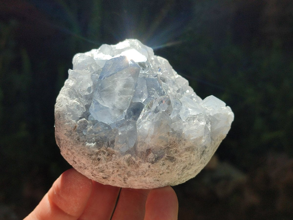 Natural Mini Blue Celestite Specimens x 20 From Sakoany, Madagascar