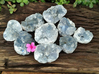 Natural Mini Blue Celestite Specimens x 20 From Sakoany, Madagascar