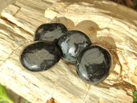 Polished Mini Black Tourmaline Free Forms x 35 From Madagascar