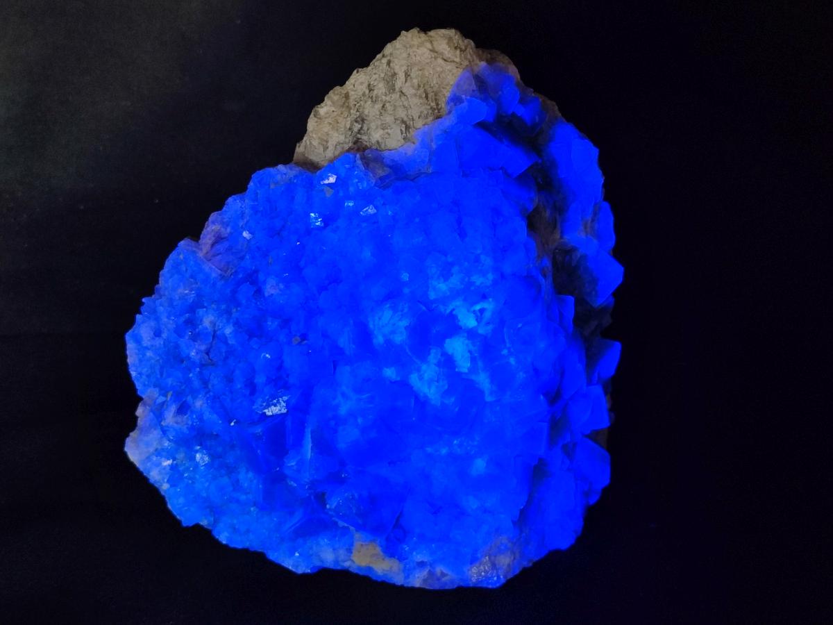 Natural Cubic Green Fluorite Cluster Specimen x 1 From Mandrosonoro, Madagascar