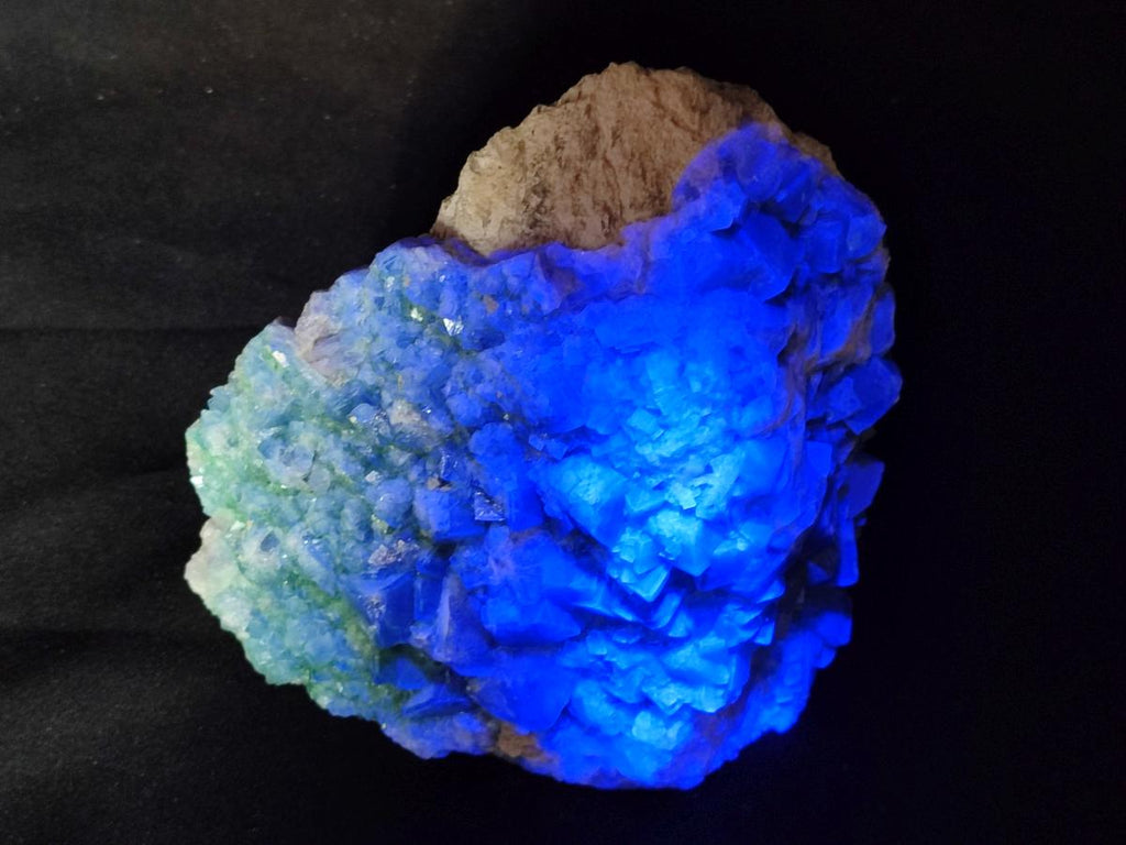 Natural Cubic Green Fluorite Cluster Specimen x 1 From Mandrosonoro, Madagascar