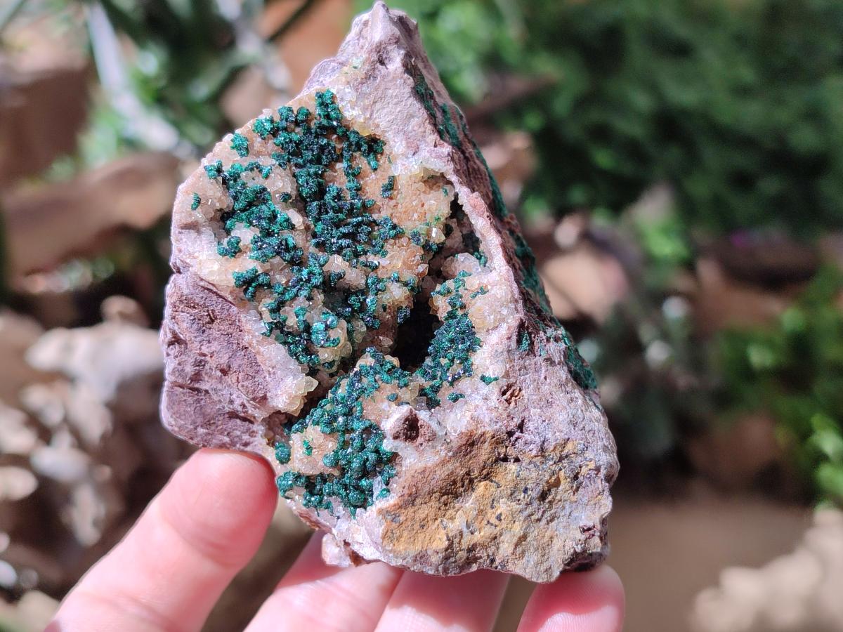 Natural Drusy Quartz Coated Ball Malachite On Dolomite Specimens x 6 From Mindingi Mine, Kambove, Congo