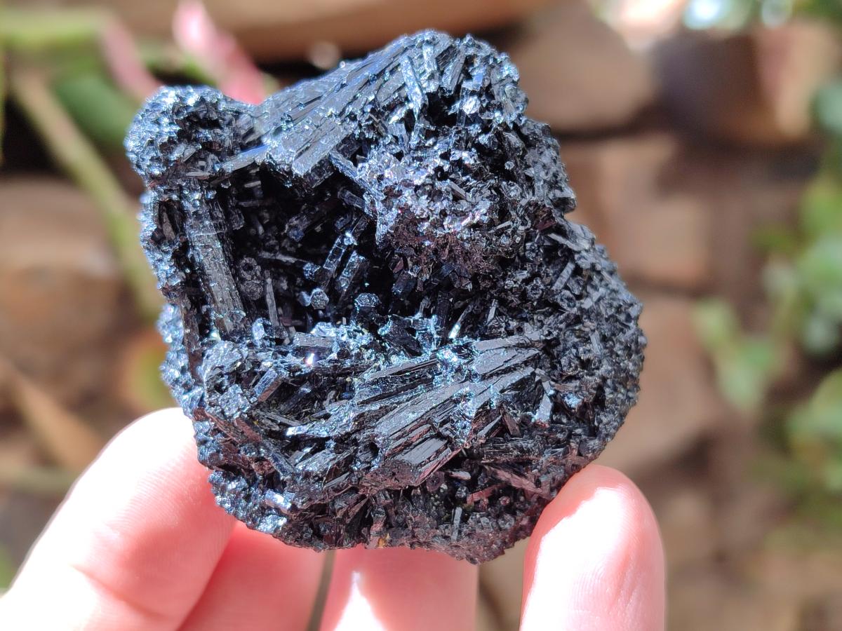 Natural Schorl Black Tourmaline with Feldspar Specimens x 12 From Erongo, Namibia