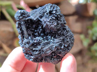 Natural Schorl Black Tourmaline with Feldspar Specimens x 12 From Erongo, Namibia