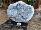 Natural Blue Celestite Geode Specimens x 2 From Sakoany, Madagascar