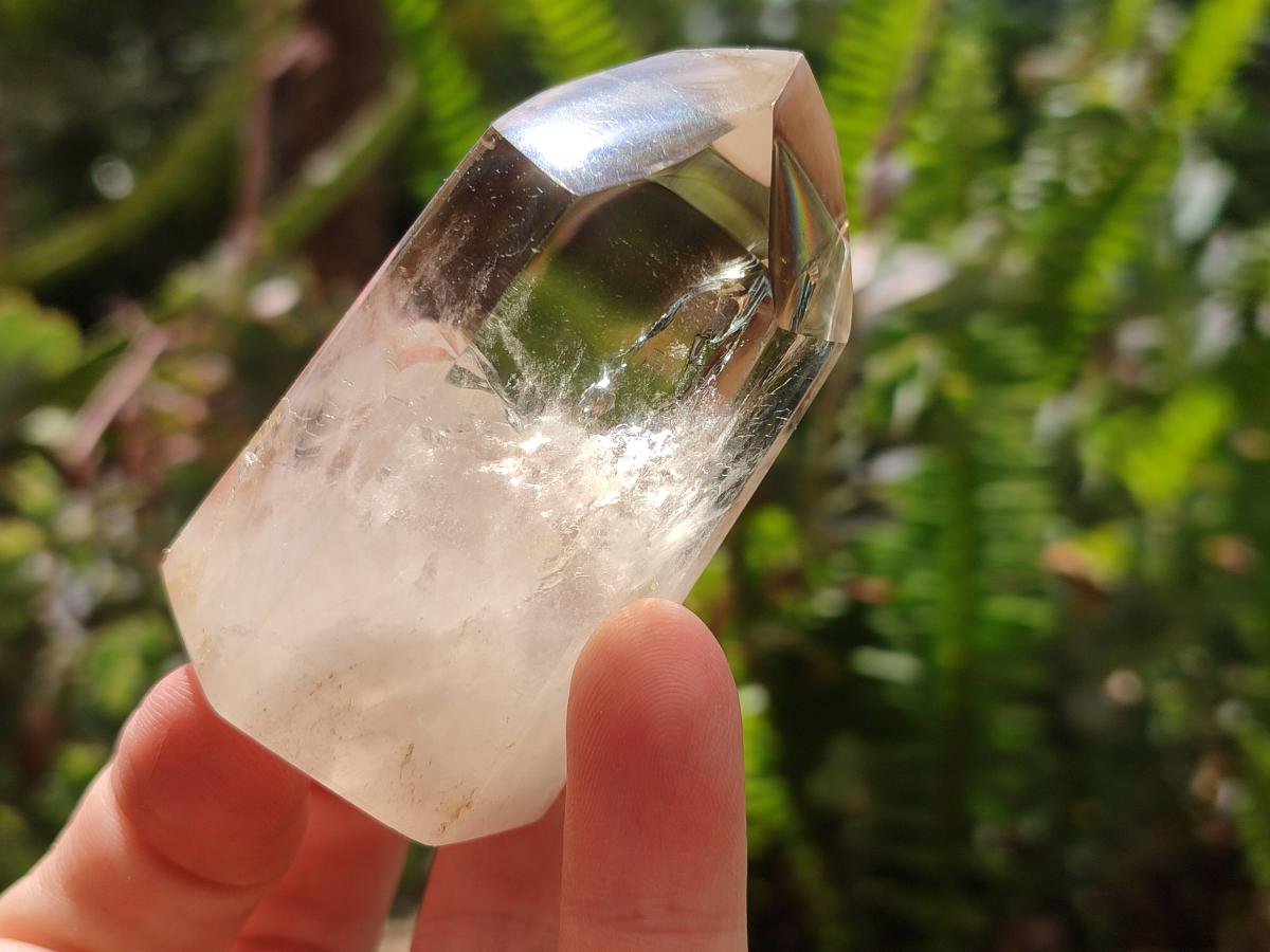 Polished Wispy Smokey Quartz Phantom Crystals x 6 From Madagascar