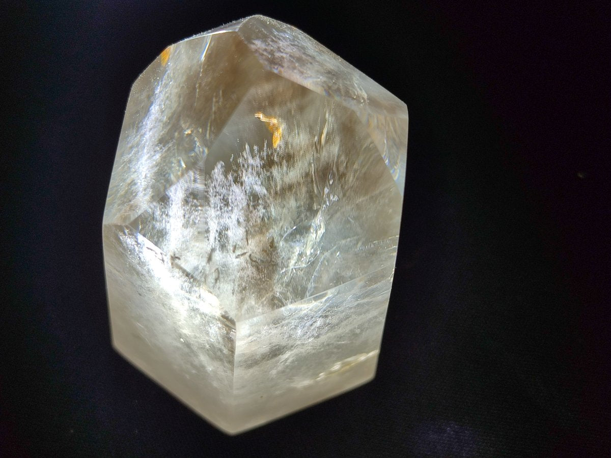 Polished Wispy Smokey Quartz Crystals x 4 From Madagascar