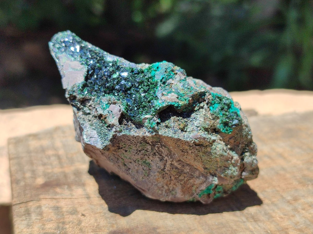 Natural Libethenite Crystals On Dolomite Matrix Specimens x 6 From Shituru, Congo