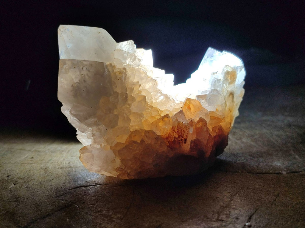 Natural White and Lilac Amethyst Spirit Clusters x 6 From Boekenhouthoek, South Africa