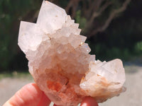 Natural White and Lilac Amethyst Spirit Clusters x 6 From Boekenhouthoek, South Africa