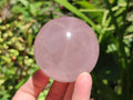 Polished Gemmy Star Rose Quartz Spheres x 5 From Madagascar