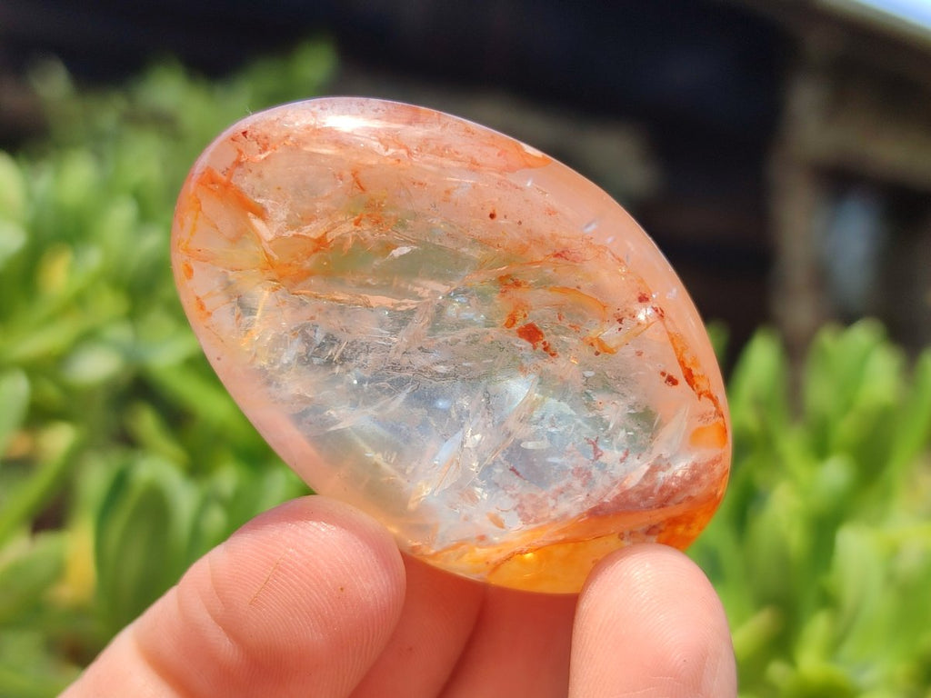 Polished Golden Healer Quartz Crystal Galets x 24 From Ambatofinandrahana, Madagascar