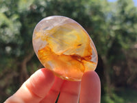 Polished Golden Healer Quartz Crystal Galets x 24 From Ambatofinandrahana, Madagascar