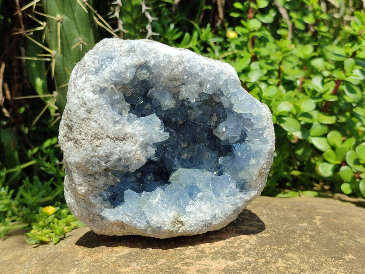 Natural XL Blue Celestite Geode Specimen x 1 From Sakoany, Madagascar
