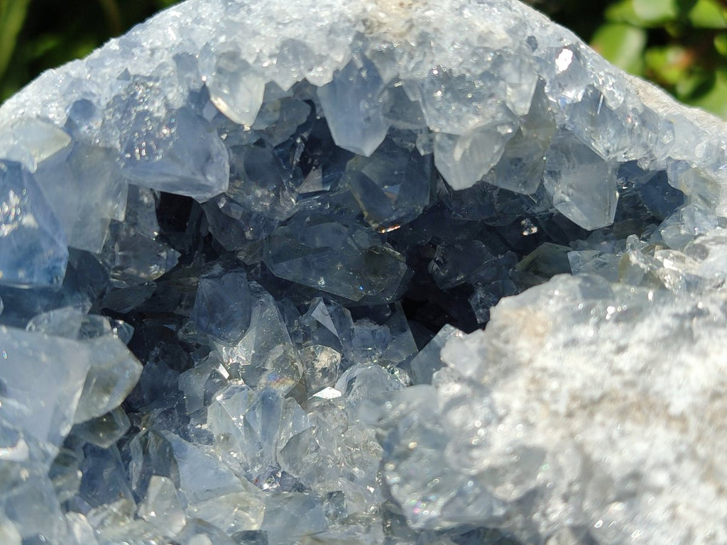 Natural XL Blue Celestite Geode Specimen x 1 From Sakoany, Madagascar